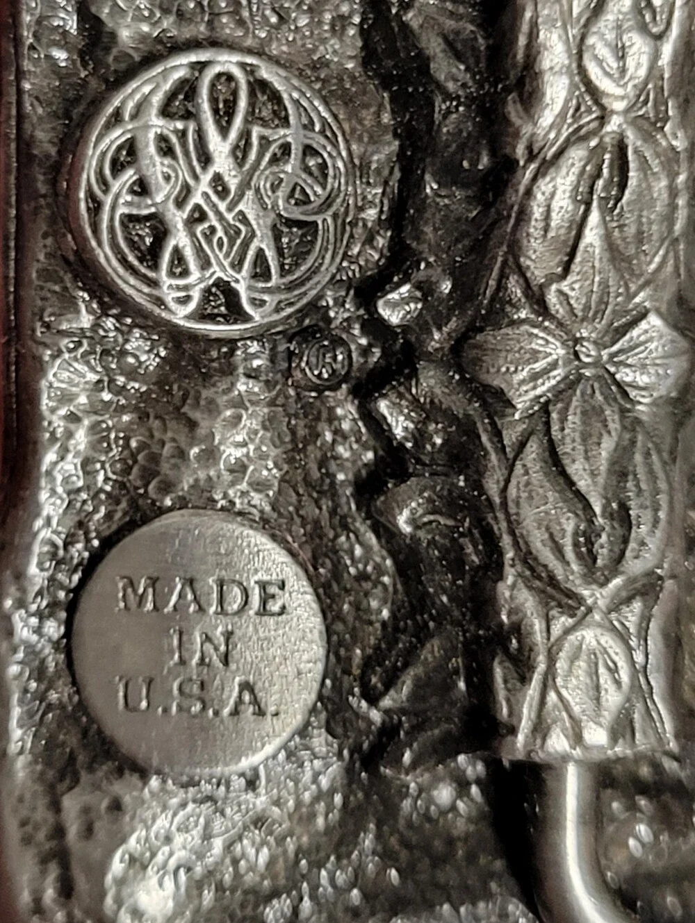 Budweiser King Of Beers Vintage Silver Tone Belt Buckle